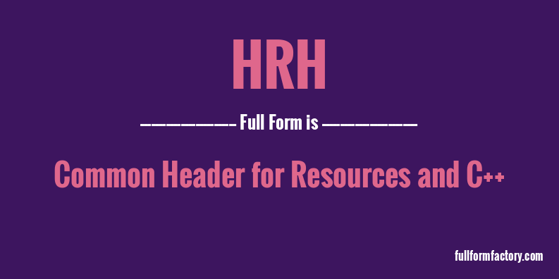 hrh-full-form