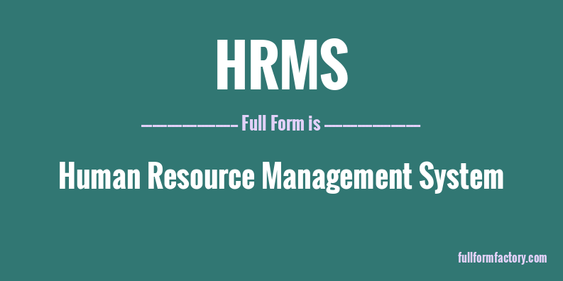 hrms-full-form