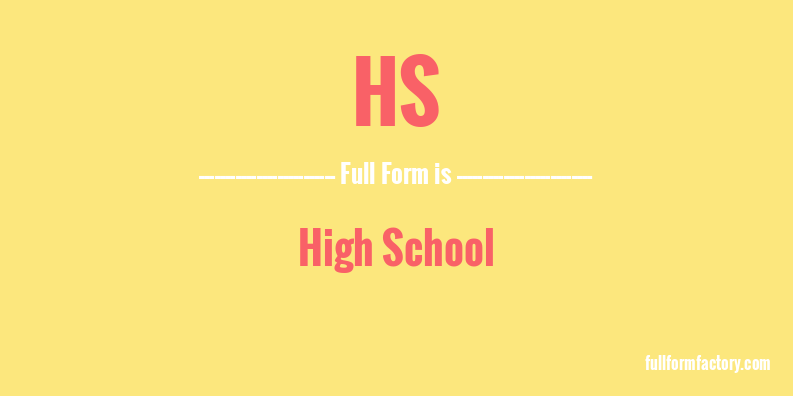 hs-full-form