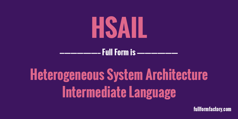 hsail-full-form