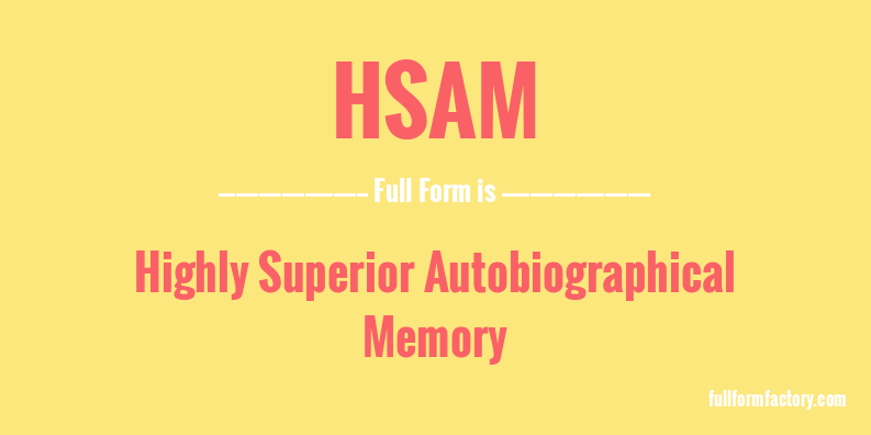 hsam-full-form