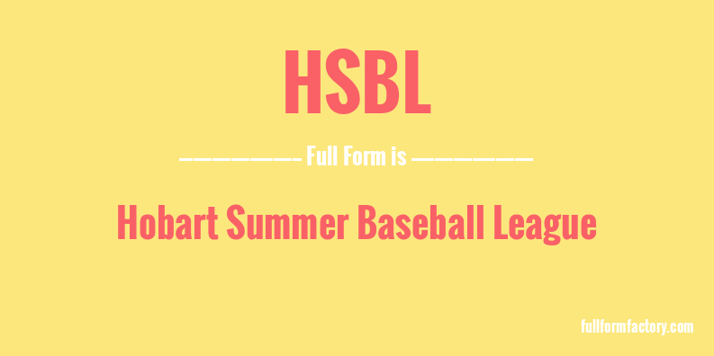 hsbl-full-form