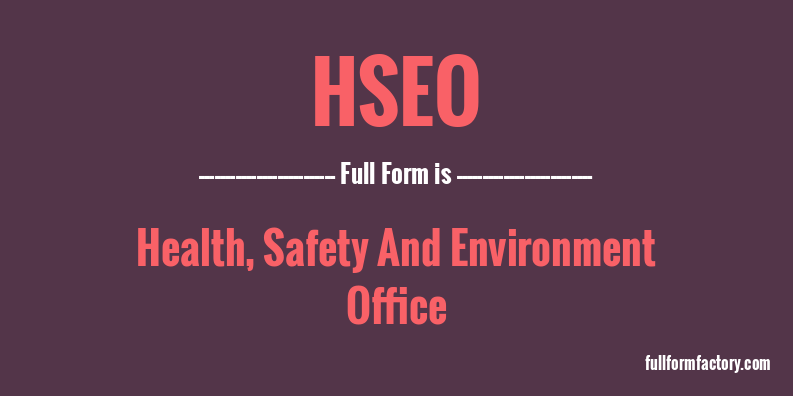 hseo-full-form