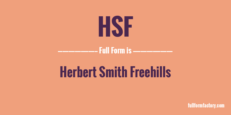 hsf-full-form