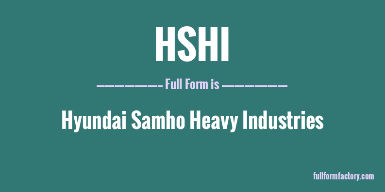 hshi-full-form