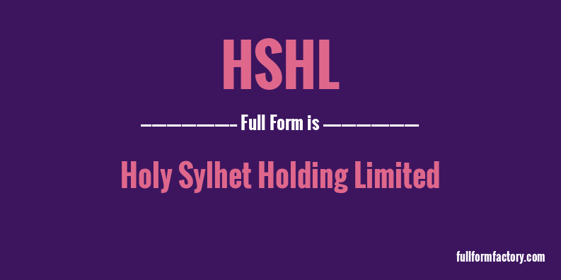 hshl-full-form