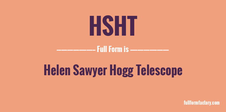 hsht-full-form
