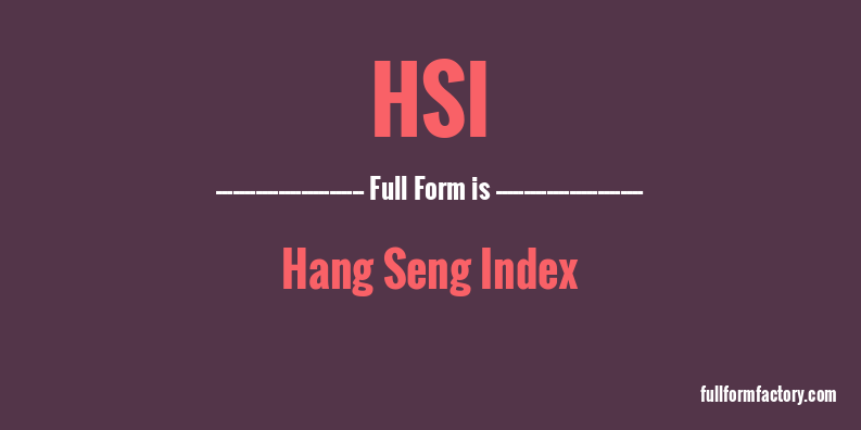 hsi-full-form