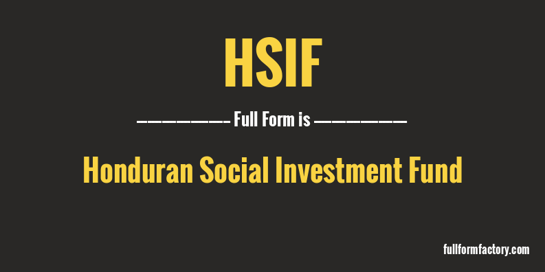 hsif-full-form