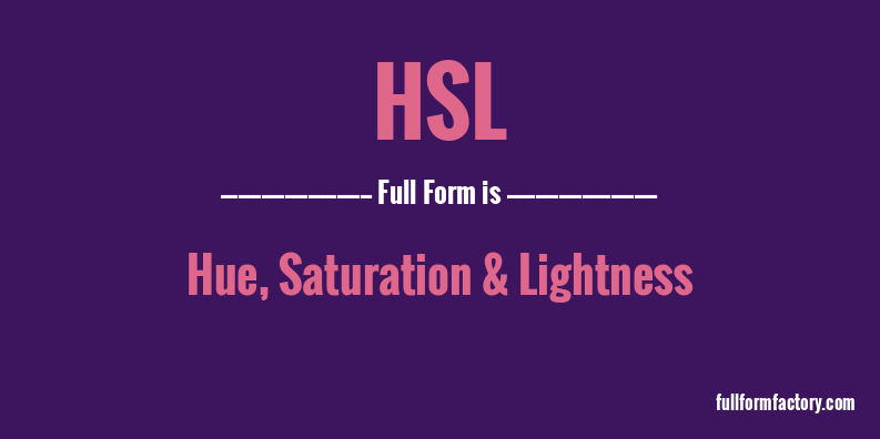 hsl-full-form