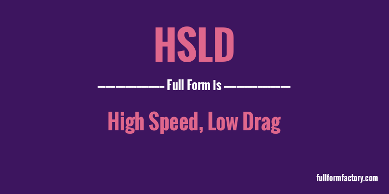 hsld-full-form