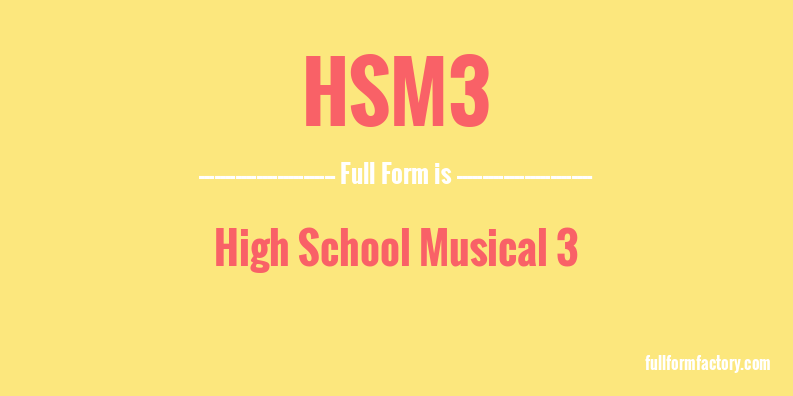 hsm3-full-form