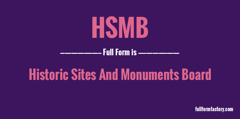 hsmb-full-form