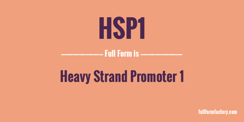 hsp1-full-form