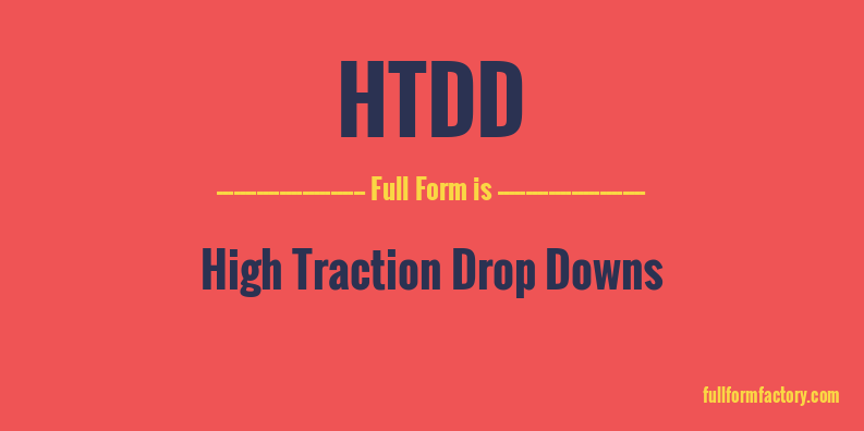 htdd-full-form