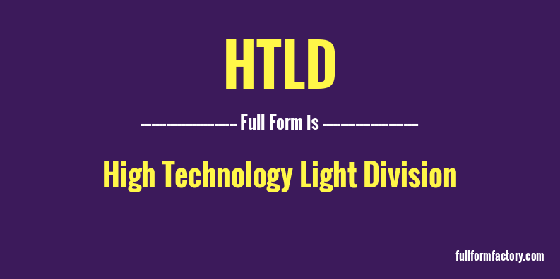 htld-full-form