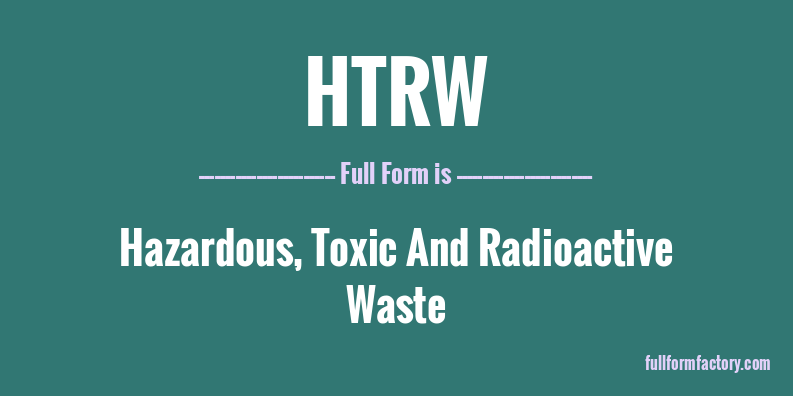 htrw-full-form