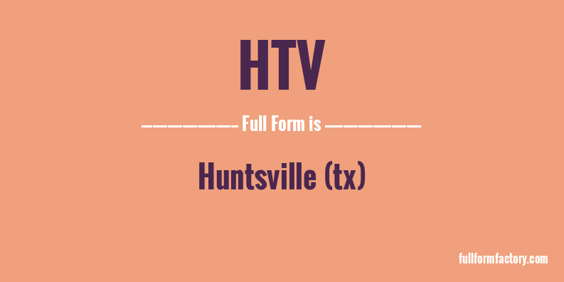 htv-full-form