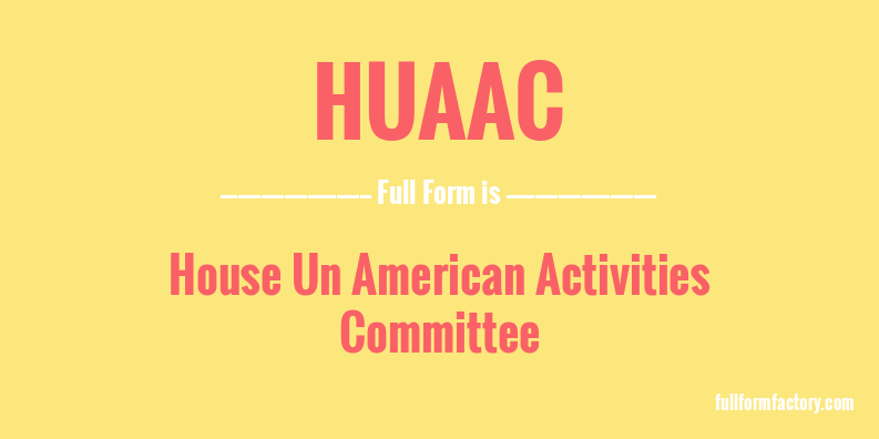 huaac-full-form