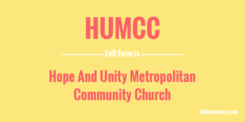 humcc-full-form