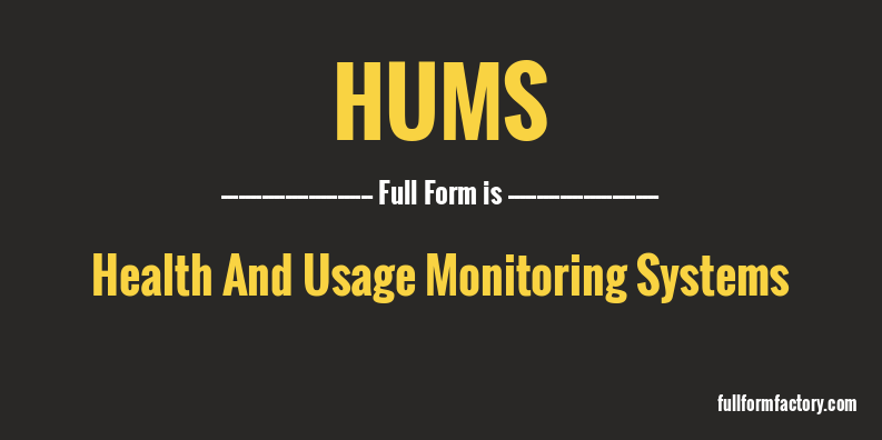 hums-full-form