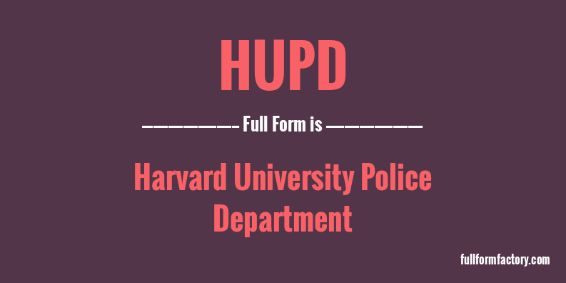 hupd-full-form