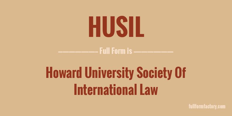 husil-full-form
