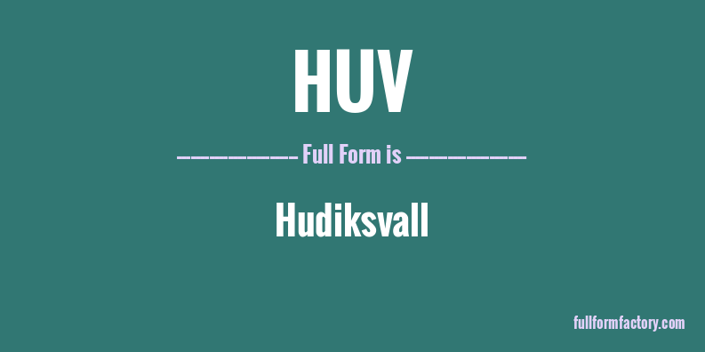 huv-full-form