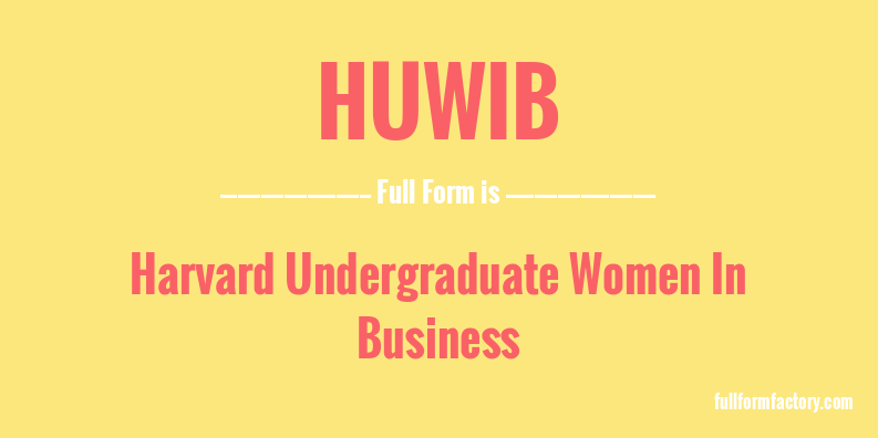 huwib-full-form