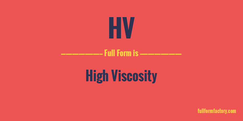 hv-full-form
