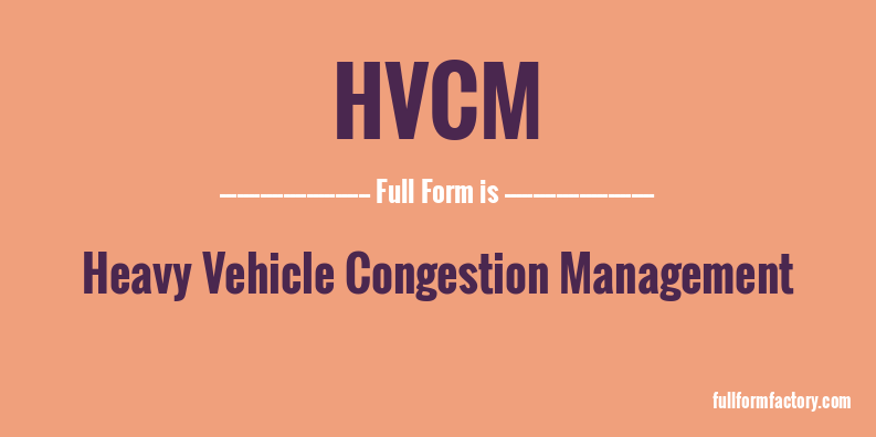 hvcm-full-form