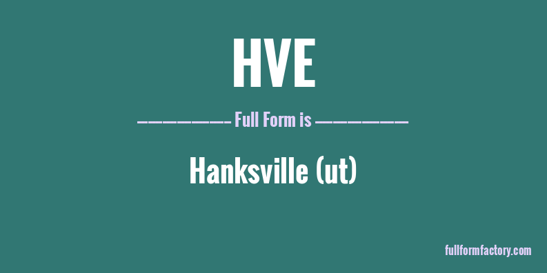 hve-full-form