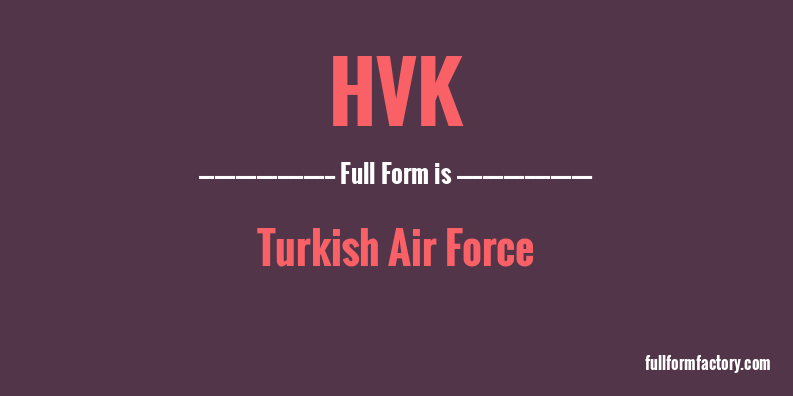 hvk-full-form