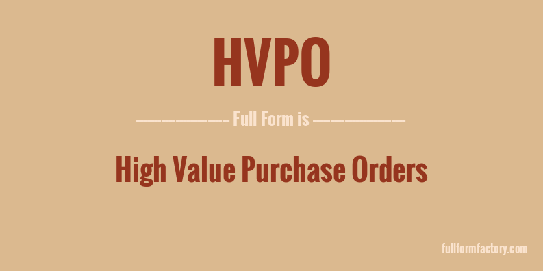 hvpo-full-form