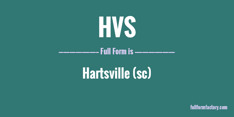 hvs-full-form