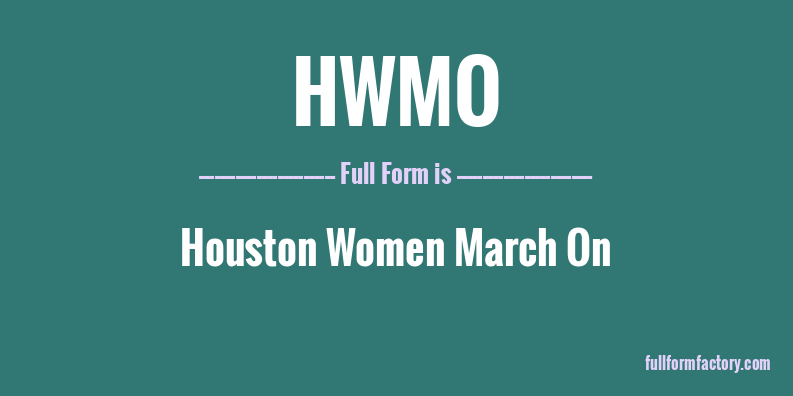 hwmo-full-form