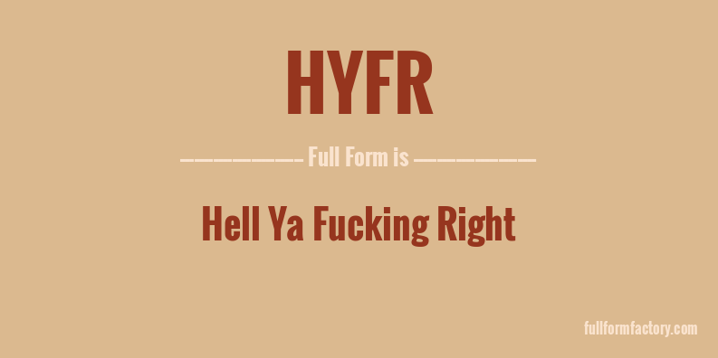 hyfr-full-form