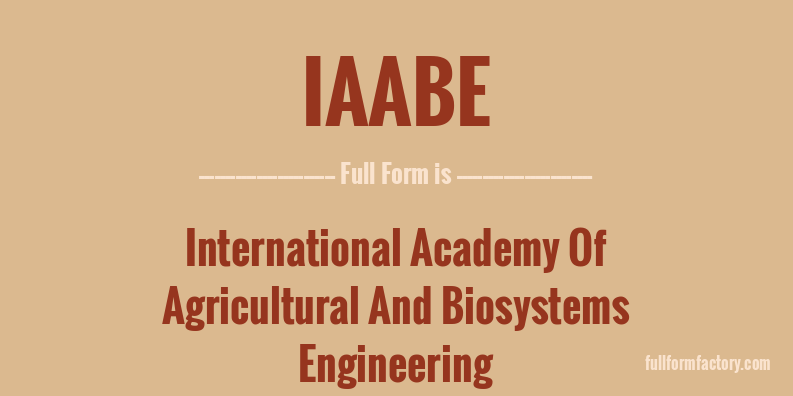 iaabe-full-form
