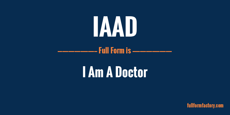 iaad-full-form