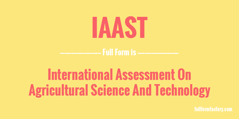 iaast-full-form