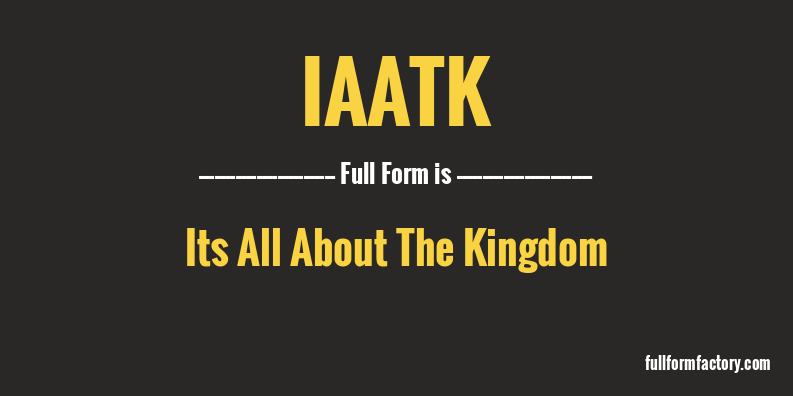 iaatk-full-form