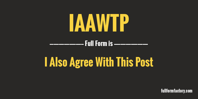 iaawtp-full-form