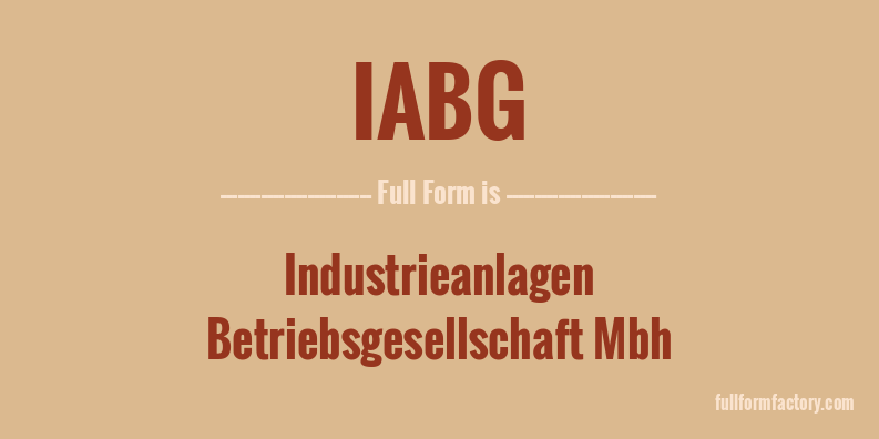 iabg-full-form