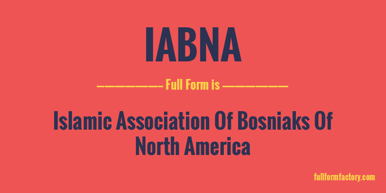 iabna-full-form