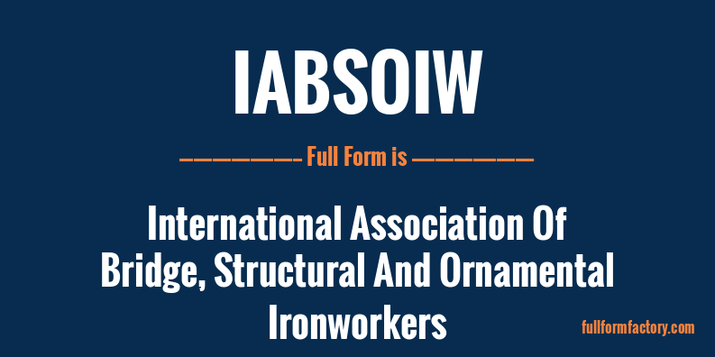 iabsoiw-full-form