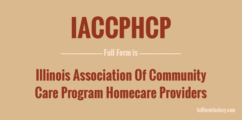 iaccphcp-full-form