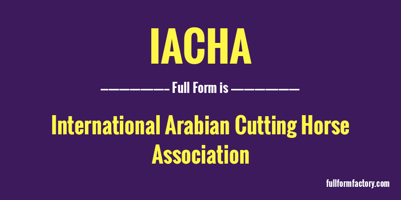 iacha-full-form