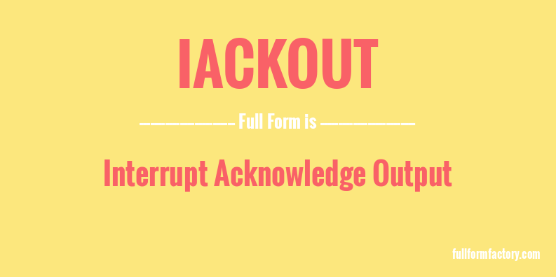 iackout-full-form