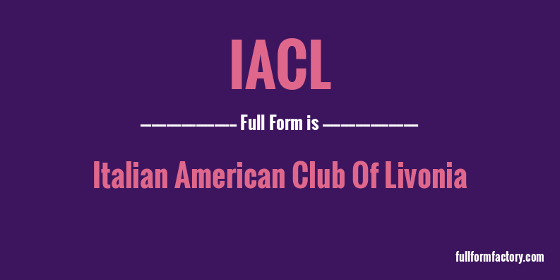 iacl-full-form