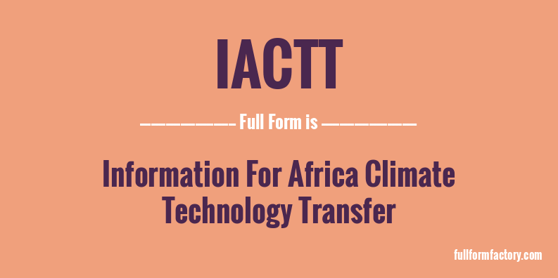 iactt-full-form